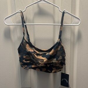 The Upside Camo Print Sports Bra